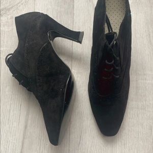 Vintage suede booties from the 1960’s